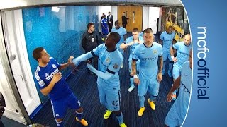 City 11 Chelsea  TUNNEL CAM  Barclays Premier League 1415 [upl. by Oakie]