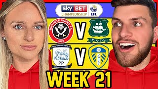 CHAMPIONSHIP WEEK 21 PREDICTIONS [upl. by Quincey853]