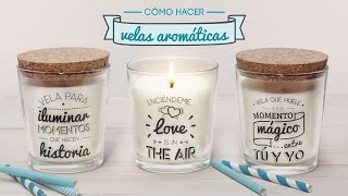 Cómo hacer velas aromáticas [upl. by Cataldo501]