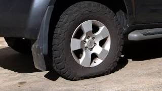 Deflating Car Tyre Sound Effect HISS with video [upl. by Aceber252]