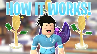 HOW MONEY TREE WORKS  ROBLOX Adopt Me [upl. by Milka]