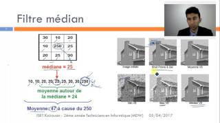 Filtres médian et Gaussien [upl. by Tallbot]