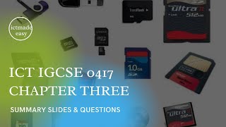 ICT IGCSE 0417 Paper 1 Theory Storage and media devices [upl. by Daloris]