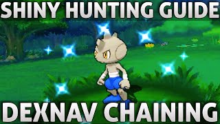 Pokemon ORAS Shiny Hunting Guide  Dex Nav Chaining Omega Ruby Alpha Sapphire [upl. by Elgna]