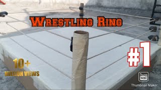 How To Make A WWE Ring for action figures [upl. by Aihsyt114]