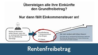 Rentenfreibetrag Welcher Teil Ihrer Rente ist steuerfrei [upl. by Craddock]