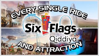 ALL Rides amp Attraction at to Six Flags Qiddiya City [upl. by Malka]