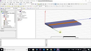 Design and Simulation of 50 Ω microstrip line using HFSS [upl. by Ellerahc]