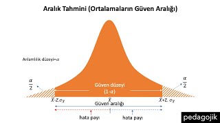 İstatistiksel tahmin Anlamlılık düzeyi güven düzeyi güven aralığı hata payı [upl. by Hoehne]