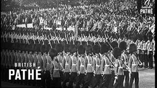 Trooping The Colour On Horse Guards Parade 1938 [upl. by Artinak]