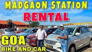 Bike amp Car Rental Near Madgaon Railway Station Goa  How to Rent a BikeCar in Goa  Madgao Station [upl. by Nnaycart265]