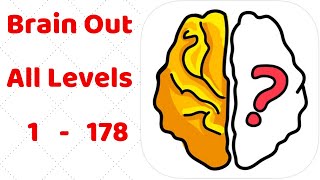 Brain Out All Levels 1  178 Walkthrough Solution [upl. by Clercq178]