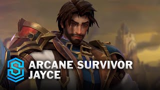 Arcane Survivor Jayce Wild Rift Skin Spotlight [upl. by Melly]