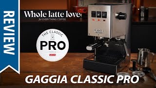 Review Gaggia Classic Pro Espresso Machine [upl. by Ahseram]