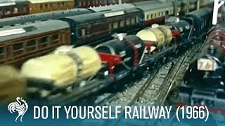 Do It Yourself Railway Model Trains 1966  British Pathé [upl. by Nylle]