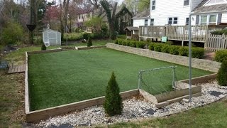 How to Make a Backyard Artificial Turf Field [upl. by Sutphin571]