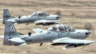 A29 Super Tucano Attack Aircraft In Action – Live Fire Training [upl. by Sergu]