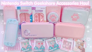 HUGE Nintendo Switch and Switch Lite Accessories Haul by Geekshare [upl. by Teiluj]