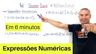 COMO RESOLVER EXPRESSÕES NUMÉRICAS  EM 6 MINUTOS [upl. by Nadnerb]