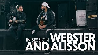 In session Alisson Becker and Jamie Webster  Keeper sings ‘Allez Allez Allez [upl. by Zaneski]