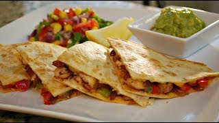 Easy Chicken Quesadilla Recipe [upl. by Sral]