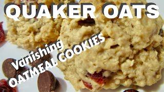 OATMEAL COOKIES  Quaker Oats Vanishing Cookies  DIY for Beginners [upl. by Enyrhtac]