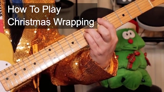 Christmas Wrapping Waitresses Guitar Lesson [upl. by Haerle]