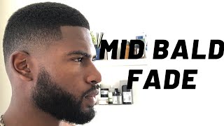 MID BALD FADE HAIRCUT TUTORIAL LEARN THIS FADE IN 5 MINUTES [upl. by Pepi]