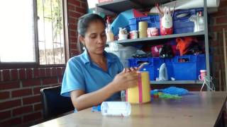 Como hacer un tambor con material reciclado [upl. by Deana]