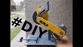 DIY Przecinarka do metalu  Gumówka  Chop saw  Policorte caseiro [upl. by Duck684]