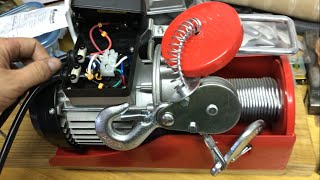 How to extend lengthen electric hoist remote control Harbor Freight [upl. by Ltsyrk332]