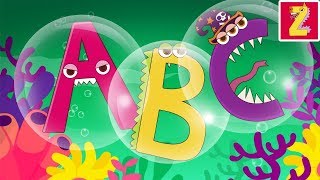 Make a Monster ABC Under the Sea l phonics song amp bubbles ABCD Song l ZooZooSong for kids [upl. by Adnotal]