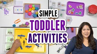 Easy TODDLER ACTIVITIES to Entertain a 23 Year Old at Home [upl. by Alakcim]