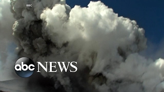 10 injured in explosion on erupting Mount Etna volcano [upl. by Greenleaf429]