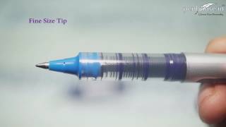 Uniball Eye – UB 150 – Blue Ink Cap Type Pen Model 11143 [upl. by Anivle704]