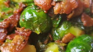 Brussel Sprouts and Bacon [upl. by Arramahs]