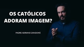 Os católicos adoram imagem Padre Adriano Zandoná [upl. by Nagam]