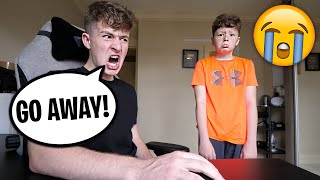 BEING MEAN To My Little Brother For 24 Hours PRANK [upl. by Akisey164]