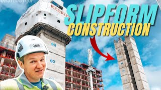 SLIPFORM construction process and slipform RIG [upl. by Epilihp]