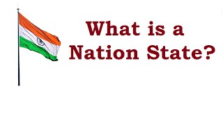 What is a Nation State [upl. by Tabshey113]