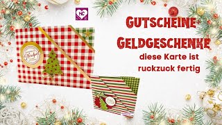 Schnelle Karte für GutscheineGeldgeschenke [upl. by Jonna]