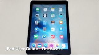 iPad User Guide  The Basics Updated [upl. by Elysee535]