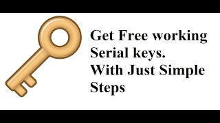 How to get free Serial Keys for any Software [upl. by Letsyrc]