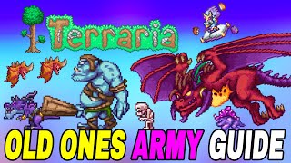 Terraria How To Summon amp Defeat The Old Ones Army Guide Eternia Crystal Tutorial [upl. by Cranford]