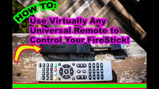 How to Program Any Universal Remote to Work With Amazon FIRE TV Stick [upl. by Gambrill518]