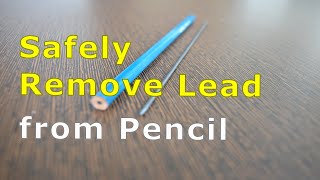 Safely remove Pencil Lead with water [upl. by Baal]