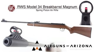 RWS  Diana Model 34 Break Barrel Airgun [upl. by Bevers]