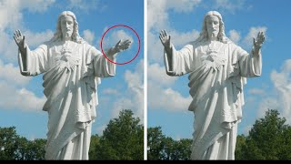 5 Most Mysterious Statues Caught Moving On Camera [upl. by Auhsoj21]