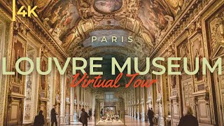 Louvre Museum 4K  Tour inside Louvre Museum Paris [upl. by Zeculon211]