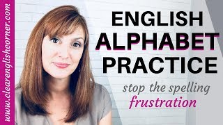 How to Say English Letters American English Alphabet Pronunciation [upl. by Adnilem]